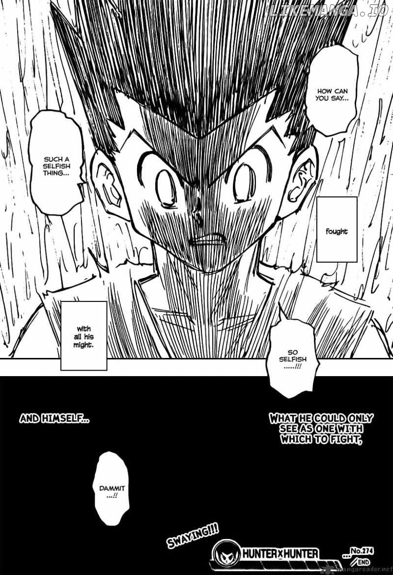 Hunter x Hunter, Chapter 274 image 18